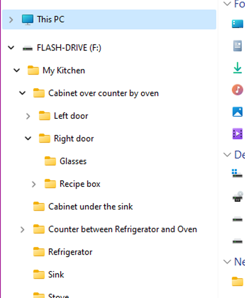 Image of Recipe box folder