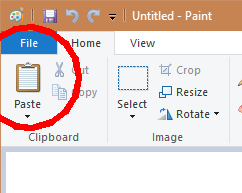 paste icon